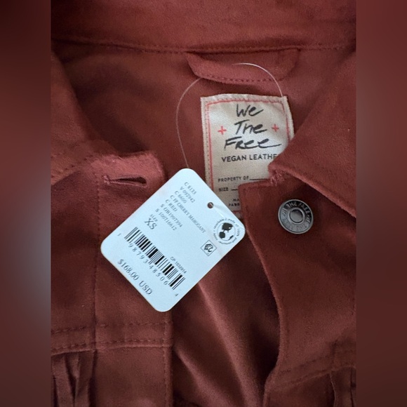 NWT Free People Suede Jacket XS - Picture 7 of 9